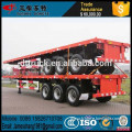 Factory direct sale Tri axle 40Ton 40FT container flat bed trailer